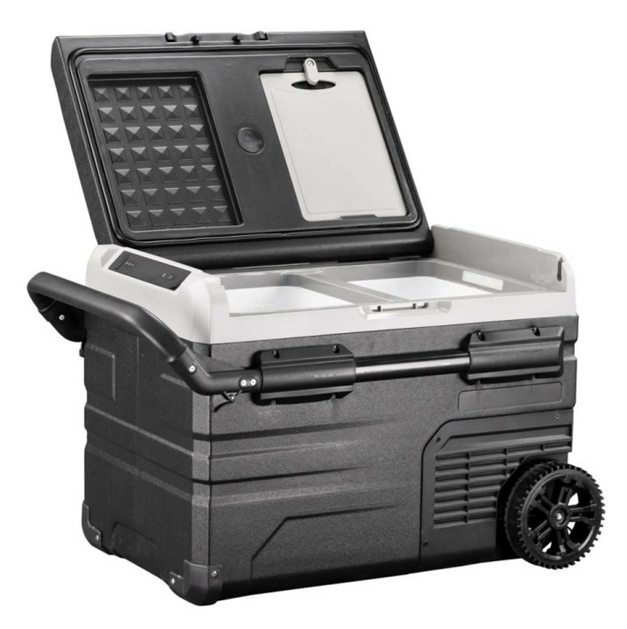 Adventurer Alpicool 45 Litre Wheeled 12v Portable Camping Fridge Freezer Cool Box