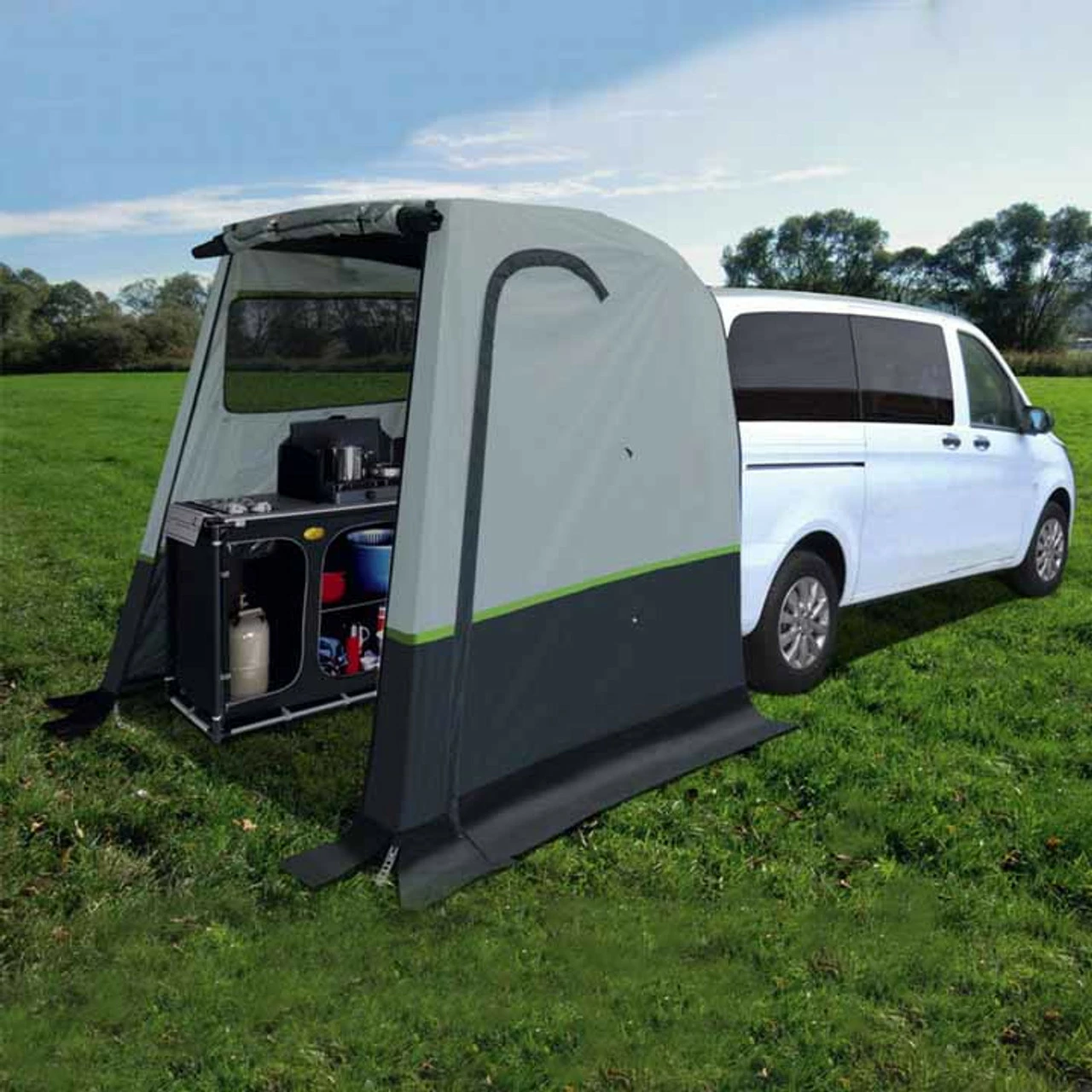Reimo Tailgate Tent For Mercedes Vito V-Class Micro Camper Vans - Image 3