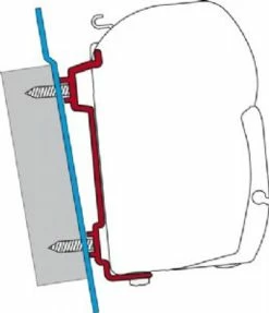 Fiamma F45s Awning Bracket Adapter Kit Ford Transit