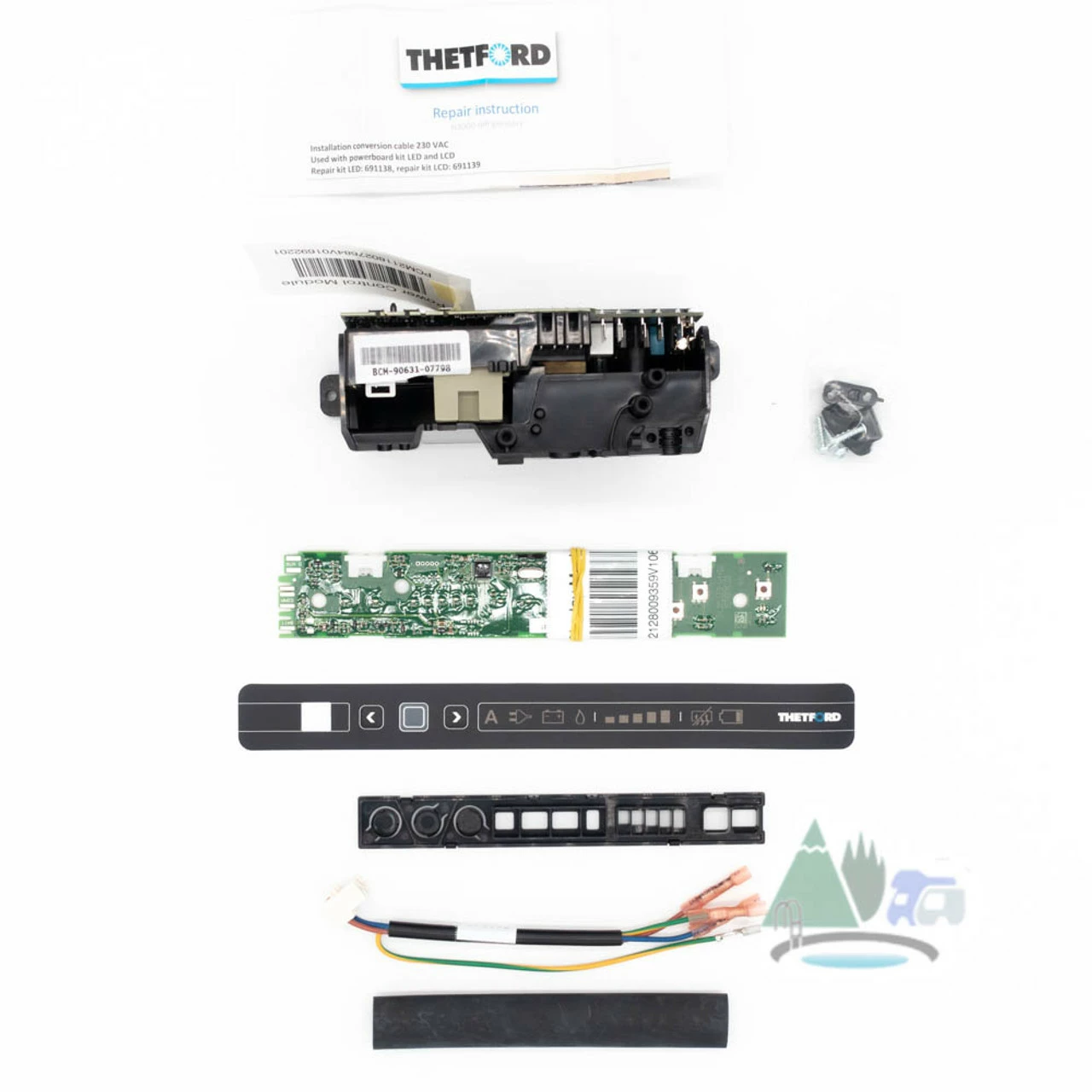 Thetford SR LED Kit For 3000 Series Fridges - Control Panel, Display And PCB Kit - Image 8