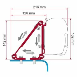 Fiamma F45 Multi Kit Awning Bracket