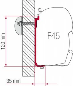 Fiamma F45 Standard Awning AS-120 Adapter Kit