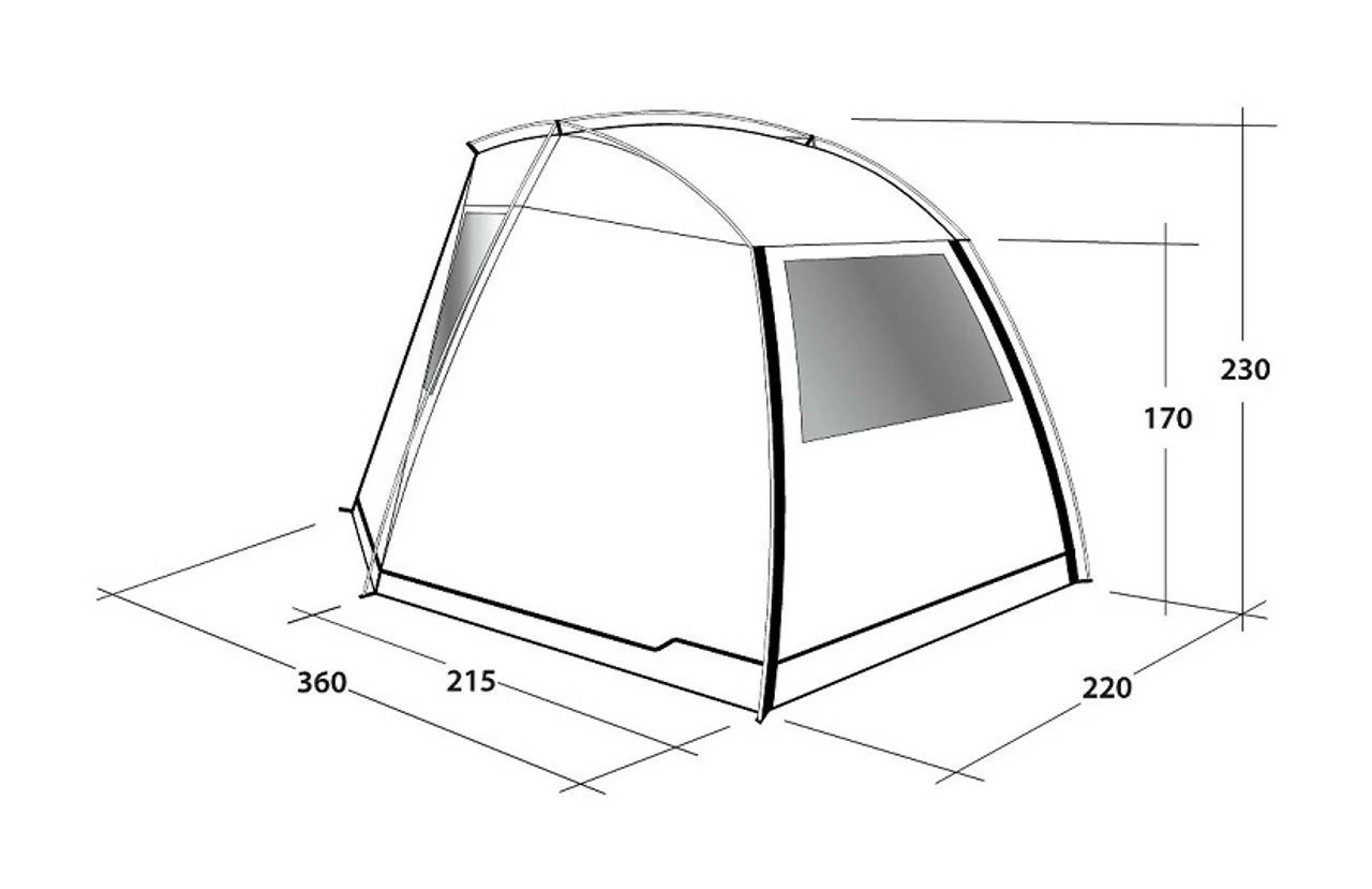 Outwell Woodcrest Active Drive Away Awning - Image 4