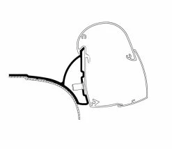 Thule Awning Brackets For Omnistor 5102 - VW T5/T6 Campervan