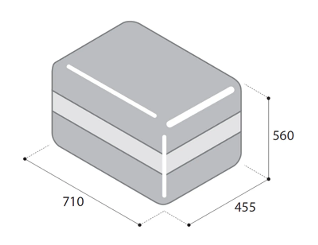 Vitrifrigo VF65P 65 Litre Portable 12v 240v Campervan Fridge Freezer - Image 5