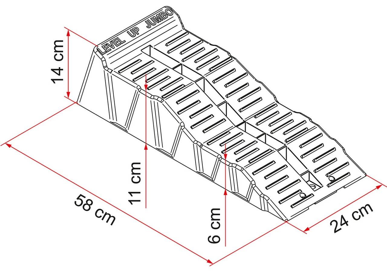 Fiamma Jumbo Caravan Motorhome Levelling Ramps And Carry Bag - Image 3