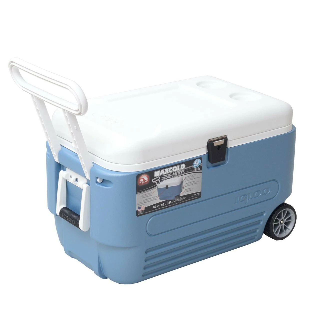 Igloo MaxCold 60 Roller Cool Box Wheeled Ice Chest - Image 2