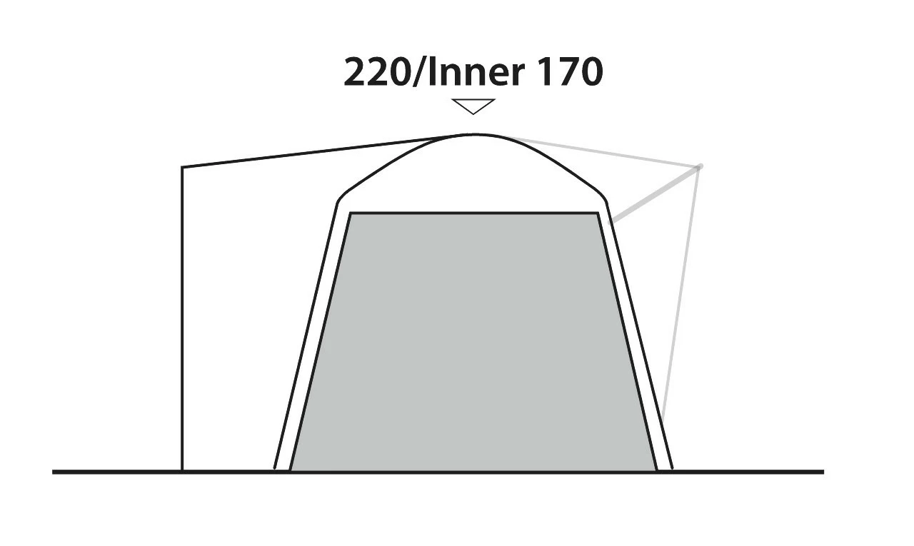 Outwell Inner Tent For Milestone Bremburg Linnburg & Starville Awnings - Image 3